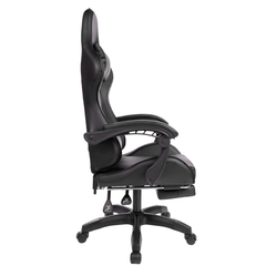 Executive Office Gaming Chair PU Leather Ergonomic Recliner Black/Red/Blue Seat