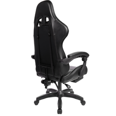 Executive Office Gaming Chair PU Leather Ergonomic Recliner Black/Red/Blue Seat
