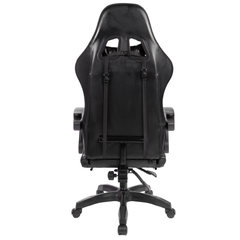 Executive Office Gaming Chair PU Leather Ergonomic Recliner Black/Red/Blue Seat
