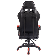 Executive Office Gaming Chair PU Leather Ergonomic Recliner Black/Red/Blue Seat