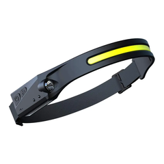 COB LED Rechargeable Headlamp with Motion Sensor 🔦 USB-C Waterproof Head Torch for Camping, Hiking, Fishing & Work – 300 Lumen