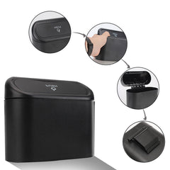 Leakproof Car Trash Can Bin – Compact Garbage Organizer for Car, Office, and Home (1 Pc)