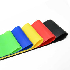 5PCS Resistance Bands Power Heavy Strength Exercise Fitness Gym Crossfit Yoga AU