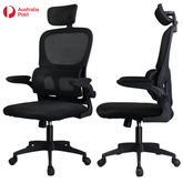 Premium Ergonomic Mesh Office Chair with Adjustable Neck Support, Height & Tilt – Breathable, Comfortable & Durable for Home Office or Study ✨