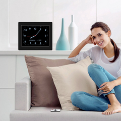 Digital Day Clock Calendar – 7", 8", 10" LED Large Display for Dementia, Date, Week, Month, Year, and Time (Black/White) – Perfect for Home Décor, Dementia