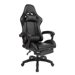Executive Office Gaming Chair PU Leather Ergonomic Recliner Black/Red/Blue Seat