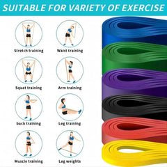 Resistance Loop Bands for Strength Training, Pull Up Assistance, Yoga, Pilates & Home Gym Workout