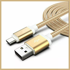 Braided USB-A to USB-C Charging Cable - 1M/2M/3M - Stylish & Durable
