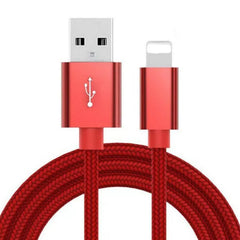 ⚡ Braided Lightning Cable for iPhone – USB-A Charger Lead 1M / 2M / 3M | Durable & Tangle-Free