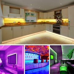 2M RGB5050 LED Strip Lights 🌈 Waterproof USB Powered with Remote – 120 LEDs