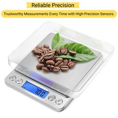Kitchen Digital Scale LCD Electronic weighing Machine 3kg 0.1g Coffee Food Weight Postal Scales