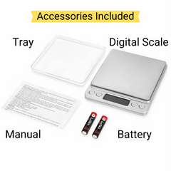 Kitchen Digital Scale LCD Electronic weighing Machine 3kg 0.1g Coffee Food Weight Postal Scales