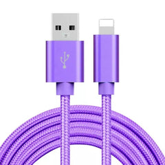 ⚡ Braided Lightning Cable for iPhone – USB-A Charger Lead 1M / 2M / 3M | Durable & Tangle-Free