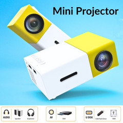Portable Mini LED Projector – 1080P Home Cinema Pocket Projector for Party and Theater (AU)