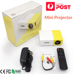 Portable Mini LED Projector – 1080P Home Cinema Pocket Projector for Party and Theater (AU)