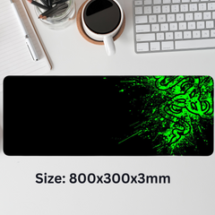 4PCS Gaming Keyboard & Mouse Pad Set – 2 Large (80×30cm) + 2 Small (29×25cm), Non-Slip Rubber Extended Mouse Pads for PC, Laptop, MacBook & Gaming Desk