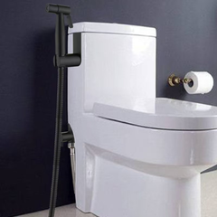 Handheld Bidet Sprayer Toilet Spray Kit Stainless Steel Bathroom Shower Set – Silver & Matte Black