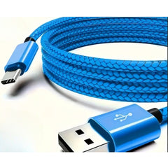 Braided USB-A to USB-C Charging Cable - 1M/2M/3M - Stylish & Durable