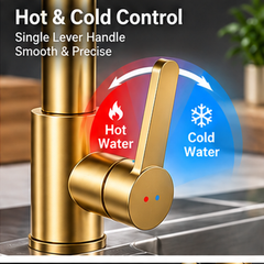 Pull Out Kitchen Mixer Tap 3 Spray Modes 304 Stainless Steel Sink Faucet – Black, Silver, Gold