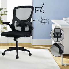 Premium Ergonomic Mesh Office Chair – Adjustable Height, Flipped Armrests & Breathable Back Support for Work & Study