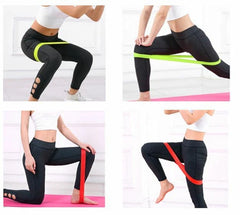5PCS Resistance Bands Power Heavy Strength Exercise Fitness Gym Crossfit Yoga AU