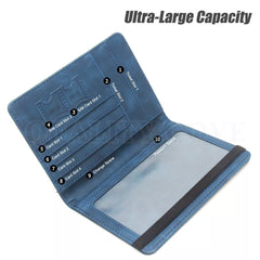 Premium RFID Blocking Passport Holder 🛂 Leather Travel Wallet Case – Secure ID & Card Organizer