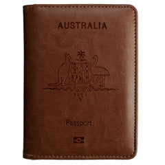 Premium RFID Blocking Passport Holder 🛂 Leather Travel Wallet Case – Secure ID & Card Organizer
