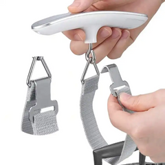 Digital LCD Luggage Scale – Portable Electronic Travel Weighing Scale (110lb/50kg Capacity)