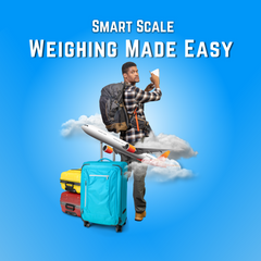 Digital LCD Luggage Scale – Portable Electronic Travel Weighing Scale (110lb/50kg Capacity)