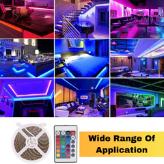 2M RGB5050 LED Strip Lights 🌈 Waterproof USB Powered with Remote – 120 LEDs