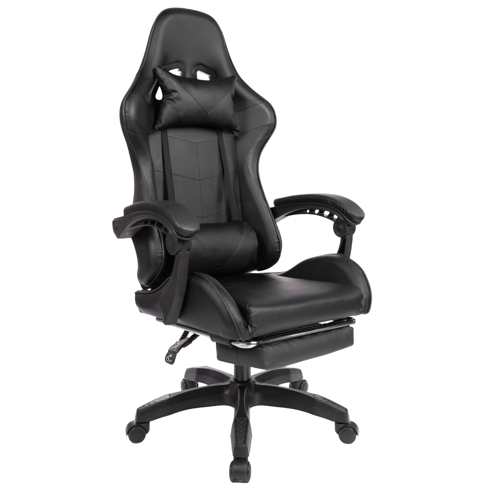 Executive Office Gaming Chair PU Leather Ergonomic Recliner Black/Red/Blue Seat