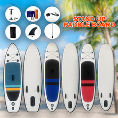 Stand Up Paddleboard 10ft 6-in surfboard Inflatable SUP All Accessories Included for Surfing, Yoga, Fishing, Touring