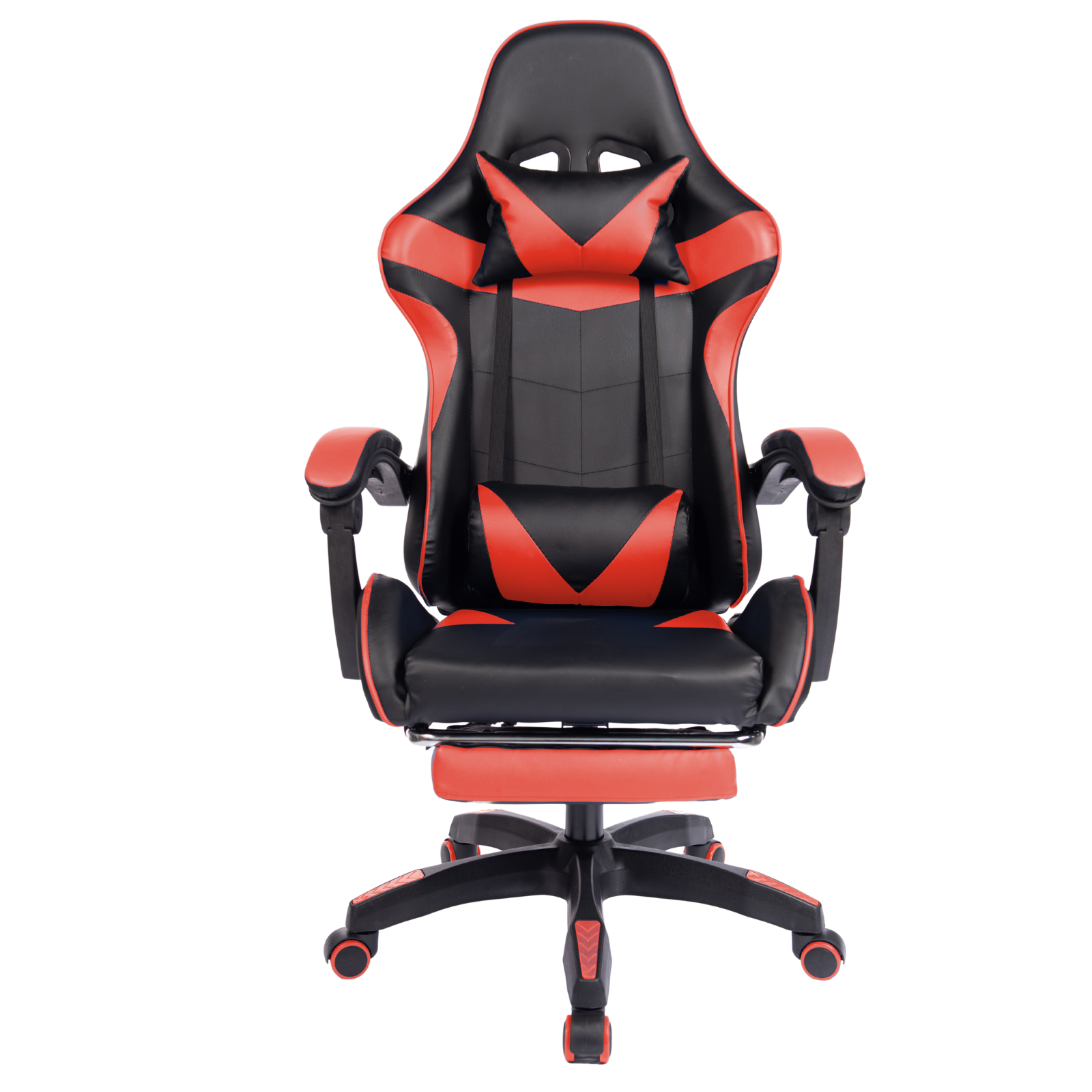 Executive Office Gaming Chair PU Leather Ergonomic Recliner Black/Red/Blue Seat