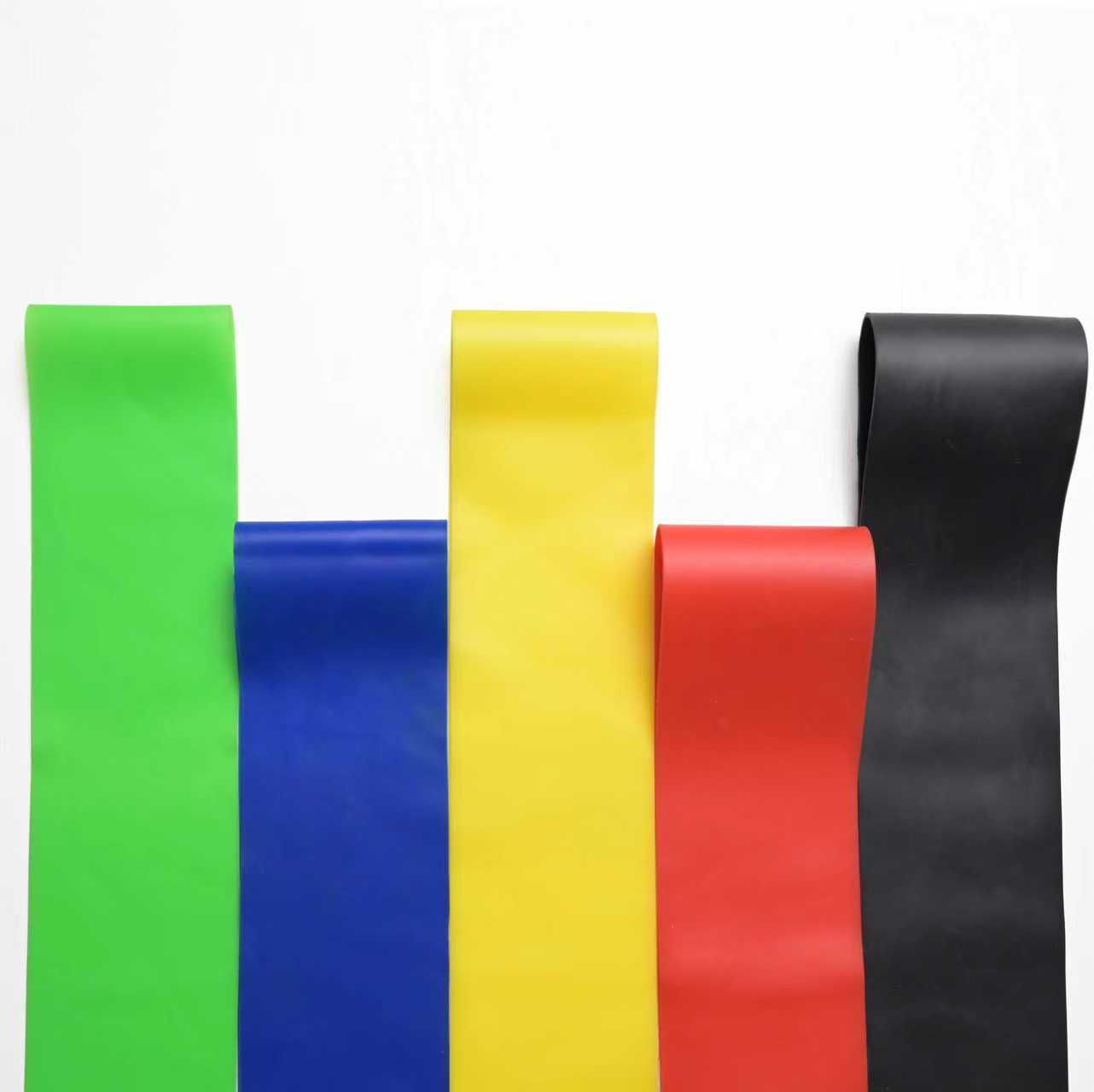 5PCS Resistance Bands Power Heavy Strength Exercise Fitness Gym Crossfit Yoga AU