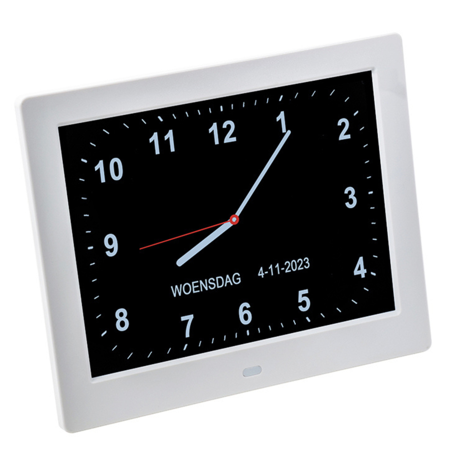 Digital Day Clock Calendar 7"-8''-10" LED Large  Dementia Date Week Month Year Time Black/White