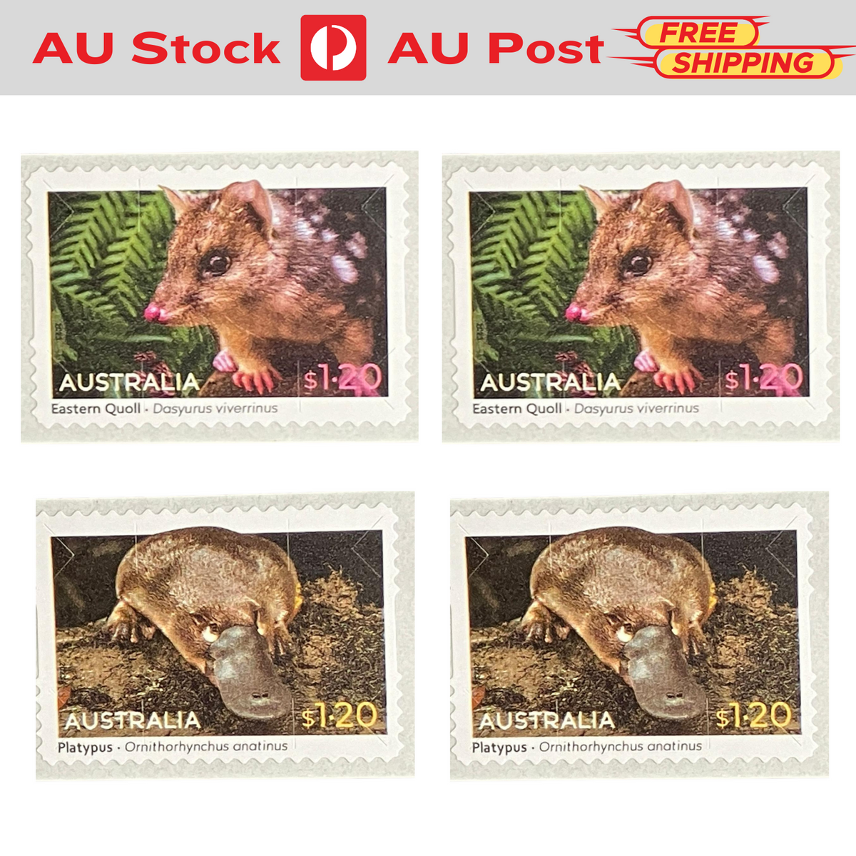 100 x $1.20 Self-Adhesive Australia Post Postage Stamps - Brand New - $120 Value