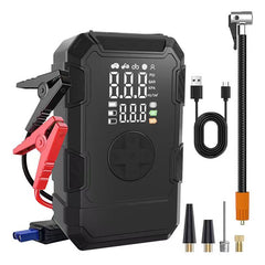 4-in-1 Portable Car Jump Starter Air Compressor 1000A 150PSI Tyre Inflator Power
