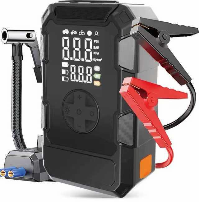4-in-1 Portable Car Jump Starter Air Compressor 1000A 150PSI Tyre Inflator Power
