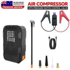 4-in-1 Portable Car Jump Starter Air Compressor 1000A 150PSI Tyre Inflator Power