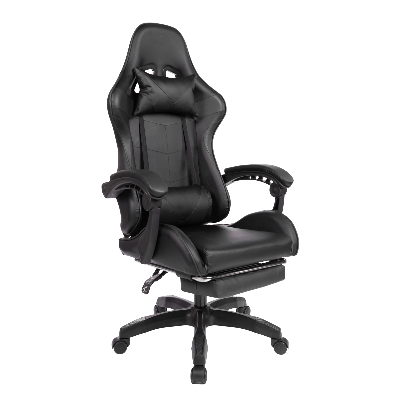 Executive Office Gaming Chair PU Leather Ergonomic Recliner Black/Red/Blue Seat