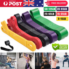 Resistance Loop Bands for Strength Training, Pull Up Assistance, Yoga, Pilates & Home Gym Workout