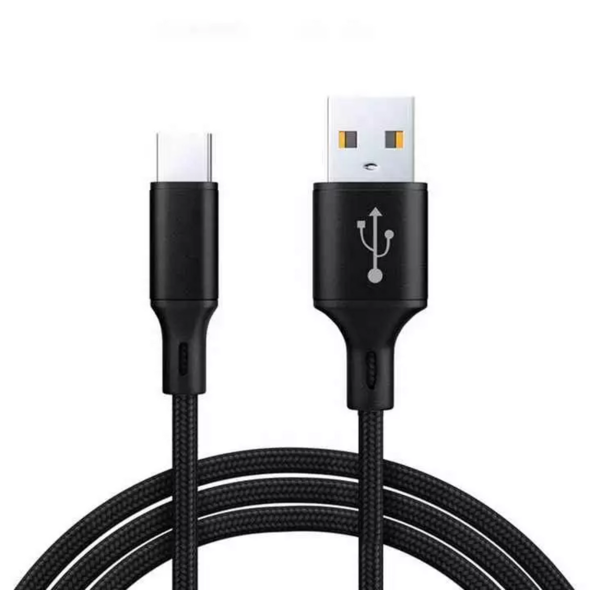 1 Meter Braided USB Type-C Charger Cable – Fast Charging & Data Sync for Android, Samsung, Xiaomi, Huawei, Oppo, iPhone 15