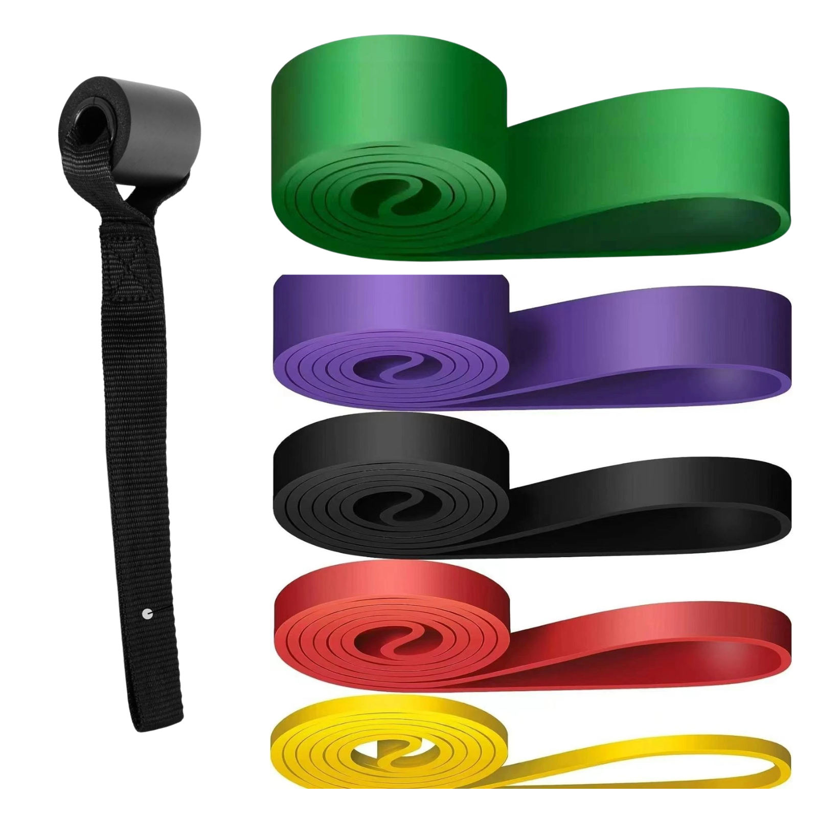 Resistance Loop Bands for Strength Training, Pull Up Assistance, Yoga, Pilates & Home Gym Workout