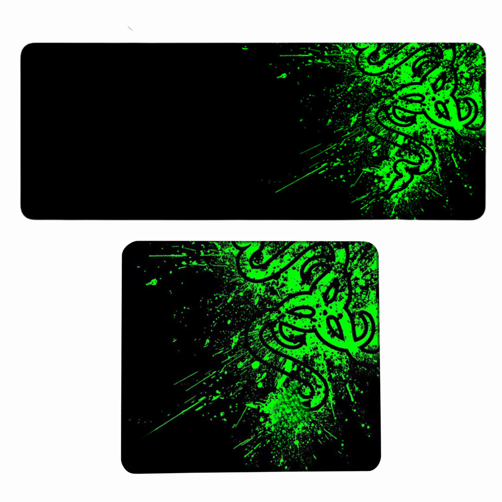 4PCS Gaming Keyboard & Mouse Pad Set – 2 Large (80×30cm) + 2 Small (29×25cm), Non-Slip Rubber Extended Mouse Pads for PC, Laptop, MacBook & Gaming Desk