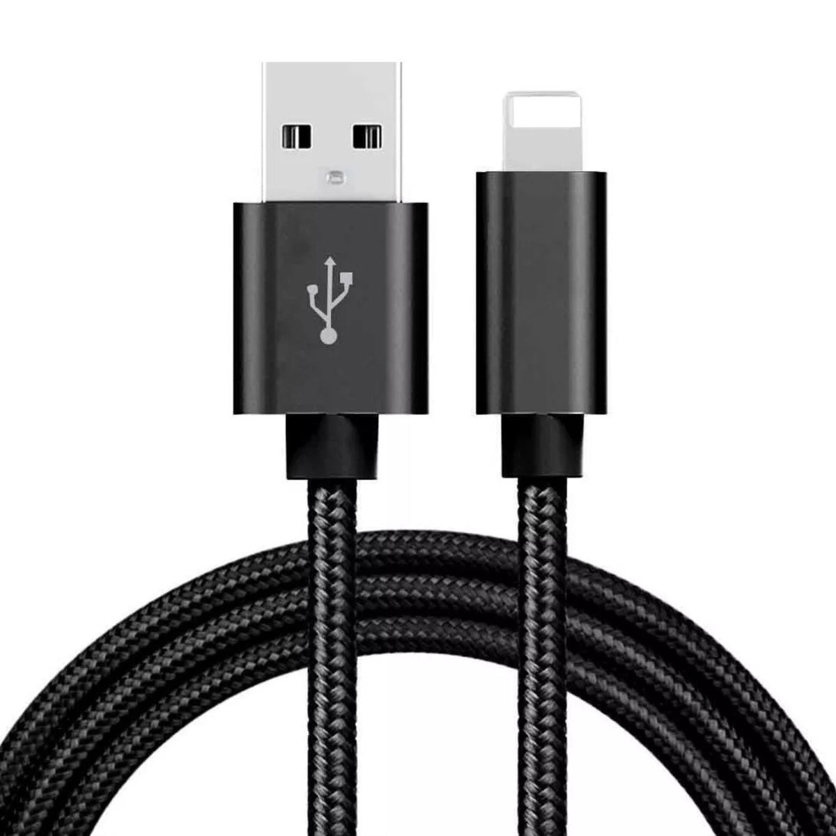 ⚡ Braided Lightning Cable for iPhone – USB-A Charger Lead 1M / 2M / 3M | Durable & Tangle-Free