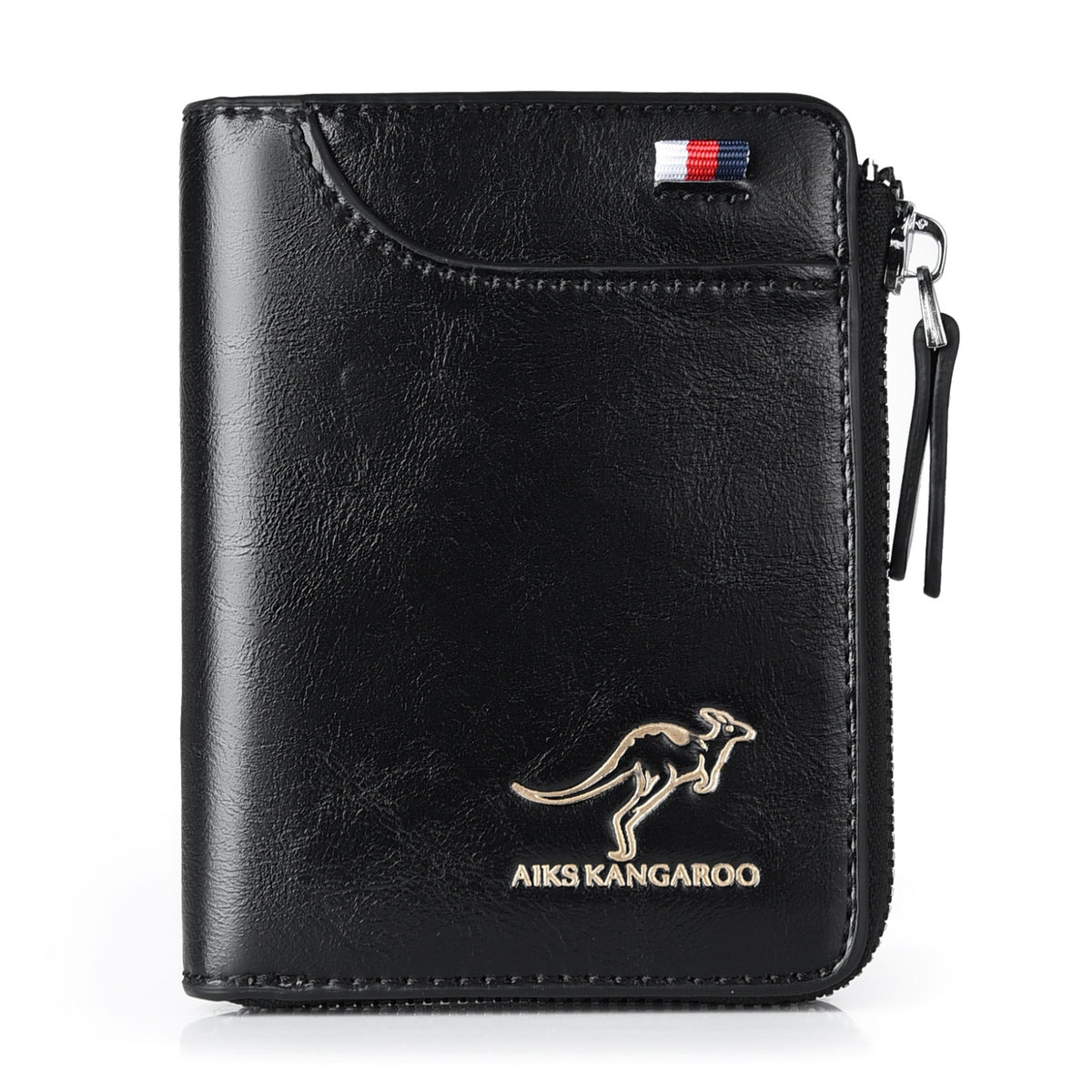 Men's Waterproof Leather RFID Wallet - Secure ID & Credit Card Holder with Cash Storage