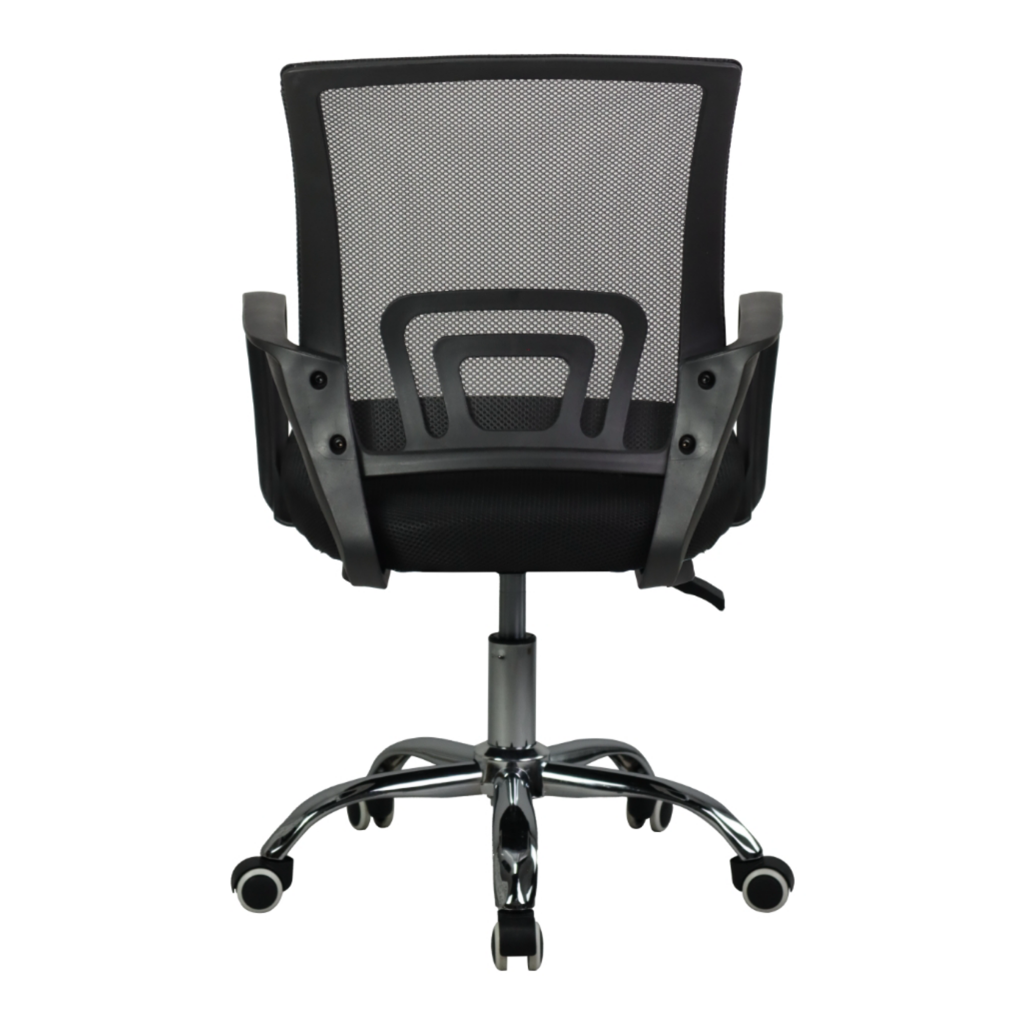 Ergonomic Mesh Office Chair Adjustable Height Computer Desk Chair with Cushioned Seat and Armrests Black Blue