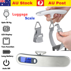 Digital LCD Luggage Scale Electronic Portable Travel Measure Weighing Weight 110lb / 50kg